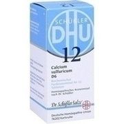 DHU-Arzneimittel BIOCHEMIE 12 CALCIUM SULFURICUM D 6 TABLETTEN, 80 