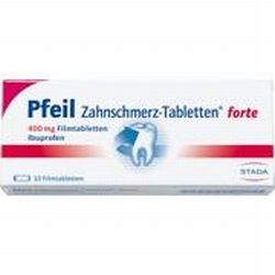 PFEIL ZAHNSCHMERZTAB FORTE, 10 Filmtbl. (N1) 400 mg