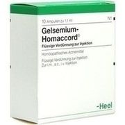Biologische Heilmittel Heel GELSEMIUM HOMACCORD AMPULLEN, 10 St.