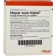 Biologische Heilmittel Heel HEPAR SUIS INJEELE, 10 St.