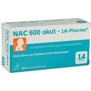 1A Pharma NAC 600 AKUT, 10 Brausetbl. (N1) 600 mg