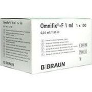 B.Braun OMNIFIX F SOLO SPRITZEN, 100 x 1 ml