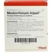 Biologische Heilmittel Heel MEDORRHINUM NOSODEN INJEELE 10 ST AMPULLEN