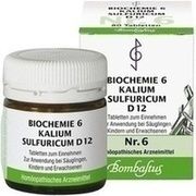 Bombastus-Werke BIOCHEMIE 6 KALIUM SULFURICUM D12 TABLETTEN