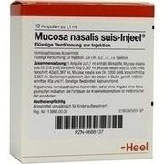 Biologische Heilmittel Heel MUCOSA NASALIS SUIS INJEELE, 10 St.