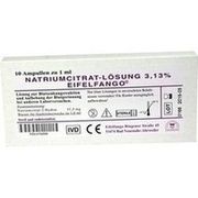 EIFELFANGO NATRIUM CITRICUM 3,13% AMP., 10 x 1 ml