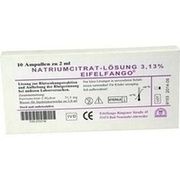 EIFELFANGO NATRIUM CITRICUM 3,13% AMP., 10 x 2 ml