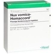 Biologische Heilmittel Heel NUX VOMICA HOMACCORD AMP., 10 St.