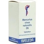 Weleda MERCURIUS VIVUS NAT. D 6 TABLETTEN, 80 St.