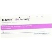 Sanofi-Aventis JODETTEN 150 HENNING, 100 Tbl. (N3) 150 µg