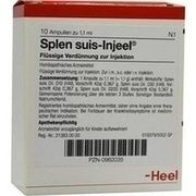 Biologische Heilmittel Heel SPLEN SUIS INJEELE, 10 St.