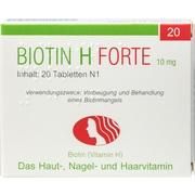 Pharma Peter BIOTIN H FORTE TABLETTEN, 20 St.