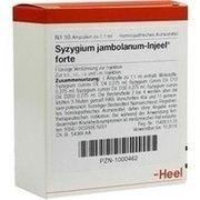 Biologische Heilmittel Heel SYZYGIUM JAMBOLANUM INJEELE FORTE, 10 St.