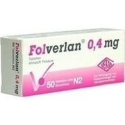 Verla-Pharm Arzneimittel FOLVERLAN 0.4MG, 50 Tbl. (N2) 0,4 mg