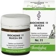 Bombastus-Werke BIOCHEMIE 11 SILICEA D 6 TABLETTEN, 80 St.
