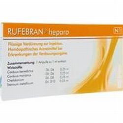 COMBUSTIN Pharmazeutische Präparate RUFEBRAN HEPARO, 10 Amp. (N1) 1 ml