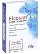 Med Pharma Service EICOSAN 750 OMEGA-3-KONZEN, 60 Kps. (N1) 750 mg