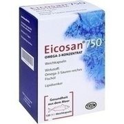 Med Pharma Service EICOSAN 750 OMEGA-3-KONZEN, 120 Kps. (N3) 750 mg