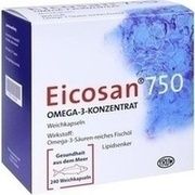 Med Pharma Service EICOSAN 750 OMEGA-3-KONZEN, 240 Kps. (N3) 750 mg