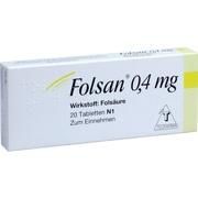 Teofarma FOLSAN 0.4MG, 20 Tbl. (N1) 0,4 mg