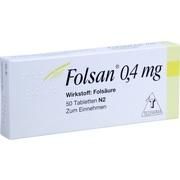 Teofarma FOLSAN 0.4MG, 50 Tbl. (N2) 0,4 mg