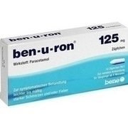 Bene Arzneimittel BENURON 125MG, 10 Supp. (N1) 125 mg Bene Arzneimittel BENURON 125MG, 10 Supp. (N1) 125 mg