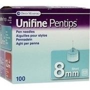 Owen Mumford UNIFINE PENTIPS 8MM 31G KANUELE, 100 St.