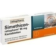 Ratiopharm SIMETHICON, 20 Kautbl. (N1)