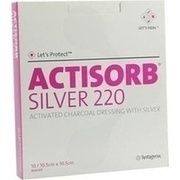 kohlpharma ACTISORB 220 SILVER 10,5X10,5 CM STERIL KOMPR.