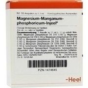 Biologische Heilmittel Heel MAGNESIUM MANGAN. PHOS. INJEELE, 10 St.