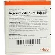 Biologische Heilmittel Heel ACIDUM CITRICUM INJEELE 1,1 ML, 10 St.