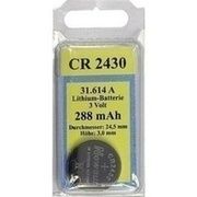 BATTERIEN LITHIUM ZELLE CR 2430 3V, 1 St.