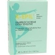 B Brilliant Lifestyle X-EPIL HAARBLEICHCREME, 2 x 40 ml