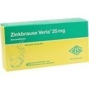 Verla-Pharm Arzneimittel ZINKBRAUSE VERLA 25MG, 40 Brausetbl. (N2)