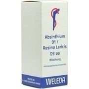 Weleda ABSINTHIUM D1 RESINA LARICIS D3 AA DILUTION