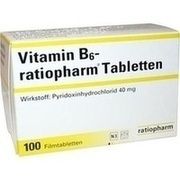 Ratiopharm VITAMIN B 6 RATIOPH TABL, 100 Filmtbl. (N3)