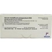 Weleda AURUM METALLICUM PRAEP. D 30 AMP., 8 St.