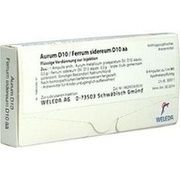 Weleda AURUM D10 FERRUM SIDEREUM D10 AA AMPULLEN
