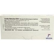 WELEDA AG CARBO BETULAE D 20 AMPULLEN