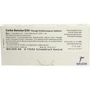 Weleda CARBO BETULAE D 30 AMP., 8 x 1 ml