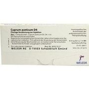 Weleda AG CUPRUM ACETICUM D 4 AMPULLEN