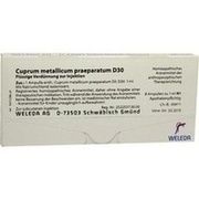 Weleda CUPRUM METALLICUM PRAEP. D 30 AMP., 8 x 1 ml
