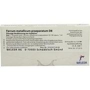 Weleda FERRUM METALLICUM PRAEP. D 8 AMP., 8 x 1 ml