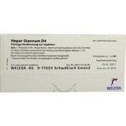 Weleda HEPAR STANNUM D 4 AMPULLEN, 8 St.