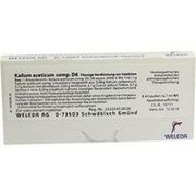 Weleda KALIUM ACETIC. COMP. D 6 AMP., 8 x 1 ml