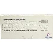 Weleda MERCURIUS VIVUS NAT. D 6 AMP., 8 x 1 ml