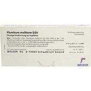 Weleda PLUMBUM MELLITUM D 20 AMP., 8 x 1 ml
