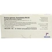 Weleda PRUNUS SPINOS SUMMIT RH D3 WELE AMP, 8 x 1 ml