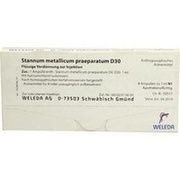 Weleda STANNUM MET. PRAEPARAT. D 30 AMP., 8 x 1 ml