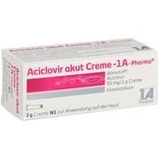 1A Pharma ACICLOVIR AKUT CREME, 2 g